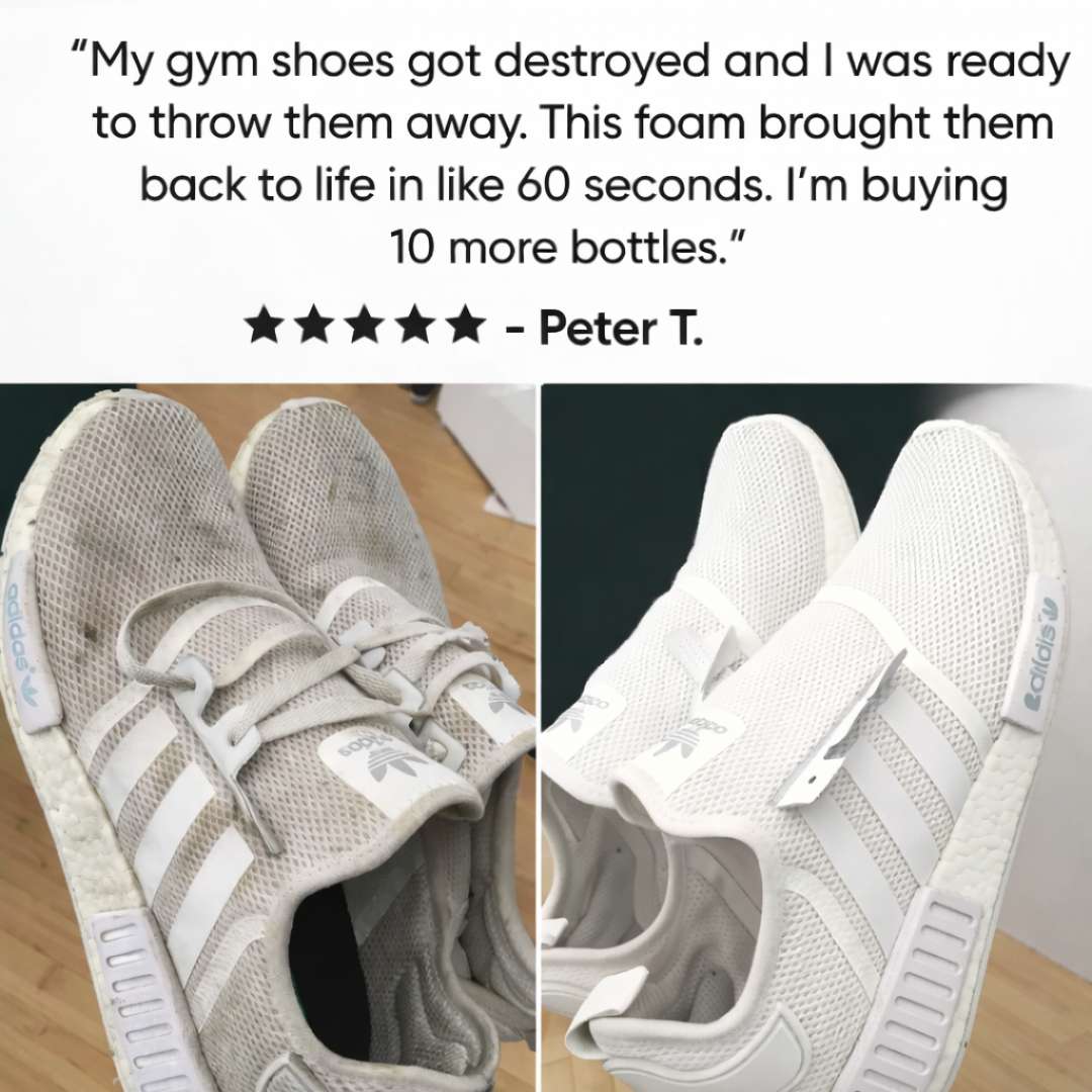 Water-Free Foam Shoe Cleaner