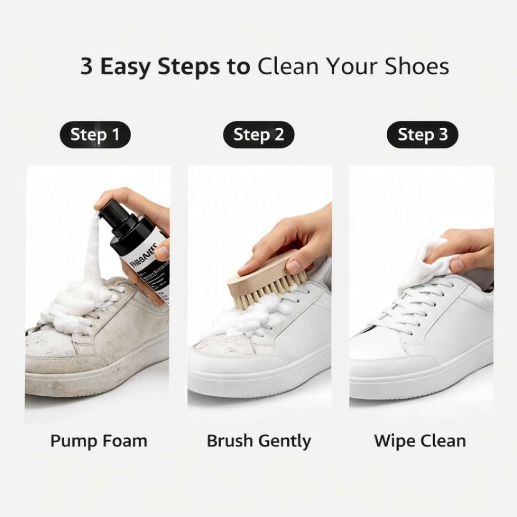 Water-Free Foam Shoe Cleaner