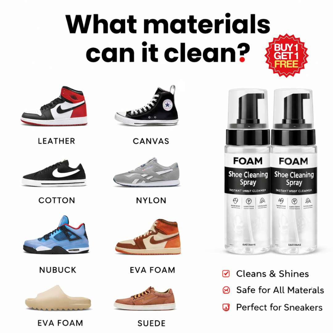 Water-Free Foam Shoe Cleaner