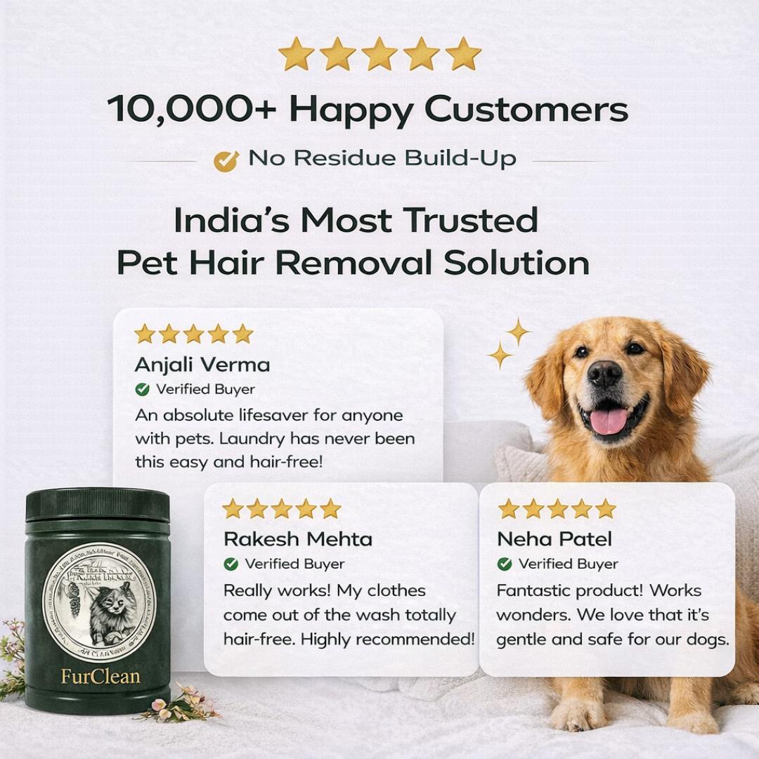 Pet Hair Dissolver Laundry Powder – 1 Wash Pet Hair Removal Formula